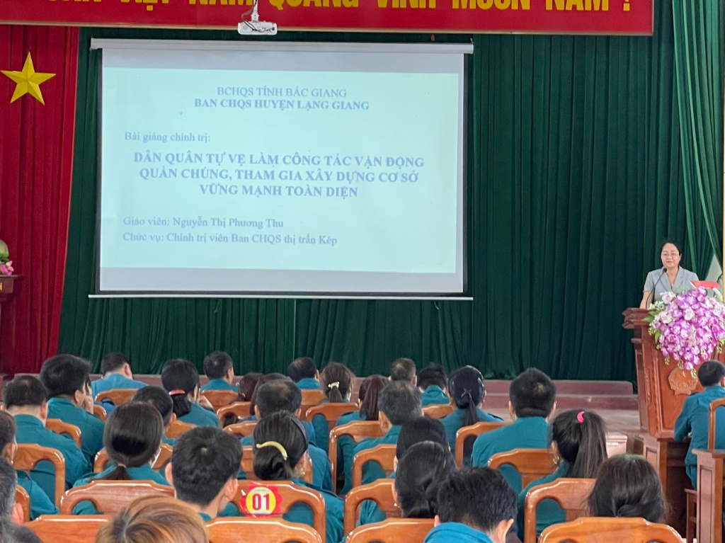 Huyện Lạng Giang: Các đơn vị dân quân tự vệ sẵn sàng cho mùa huấn luyện mới 2024
